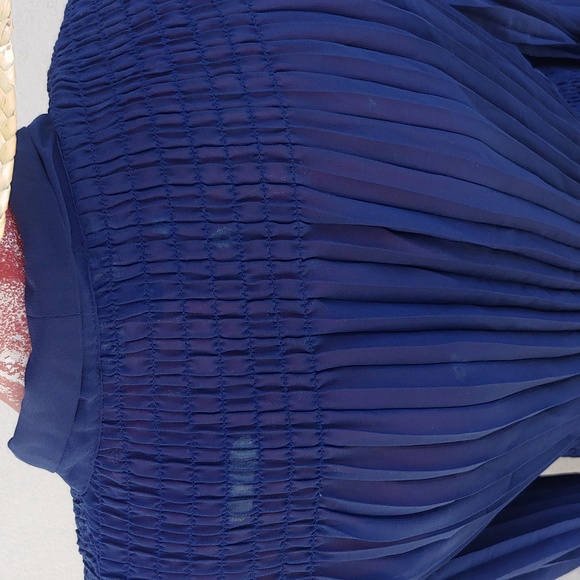 Banana Republic Women's Navy Pleaded Dress -Medium - Picture 9 of 13